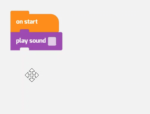 Animation showing how to add a sound