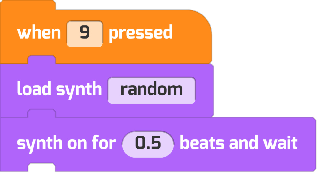 A program to load a random synth