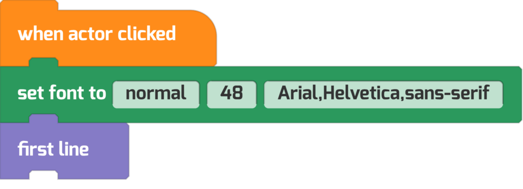 Calling the first line function 