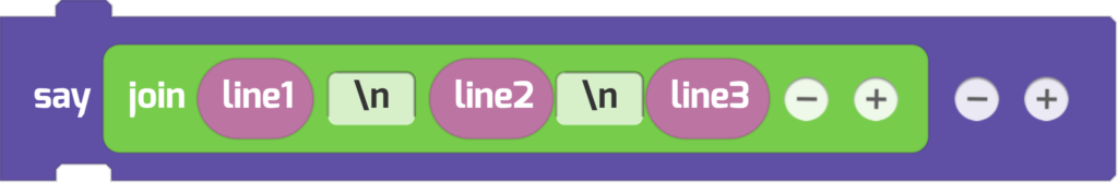 Using join and the newline character