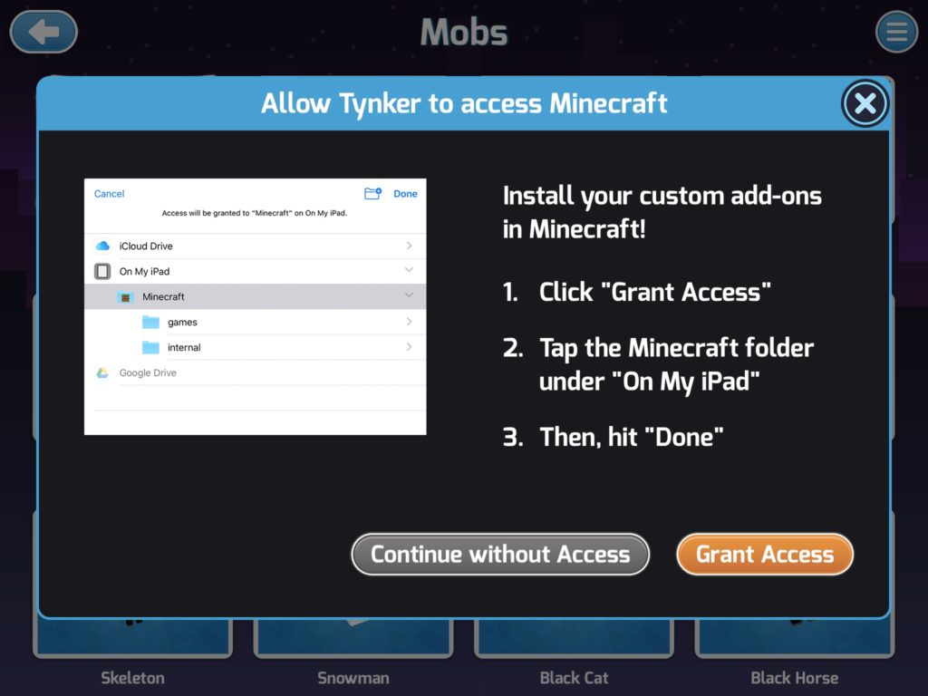 How to Mod Minecraft on your iPad - Tynker Blog