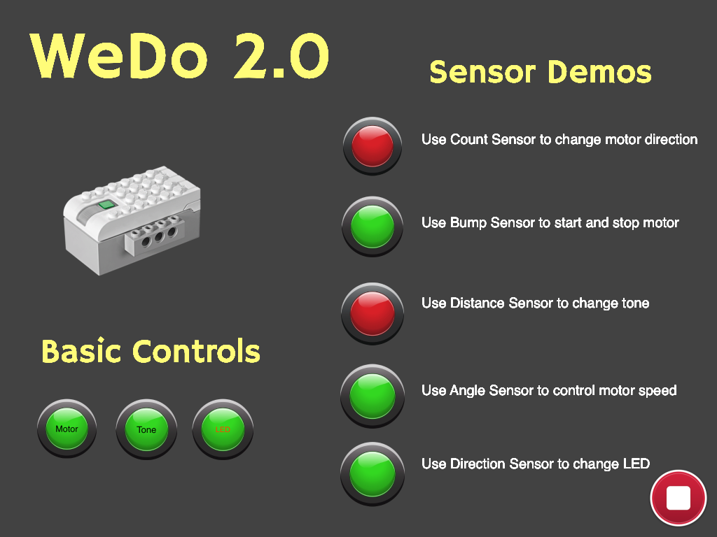 Lego wedo 2024 2.0 sensors